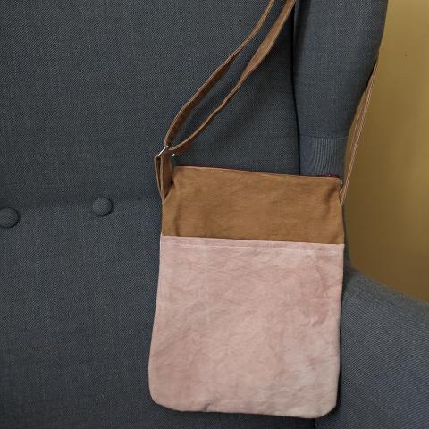 small plant dyed bag