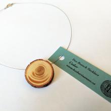 Cedar branch necklace